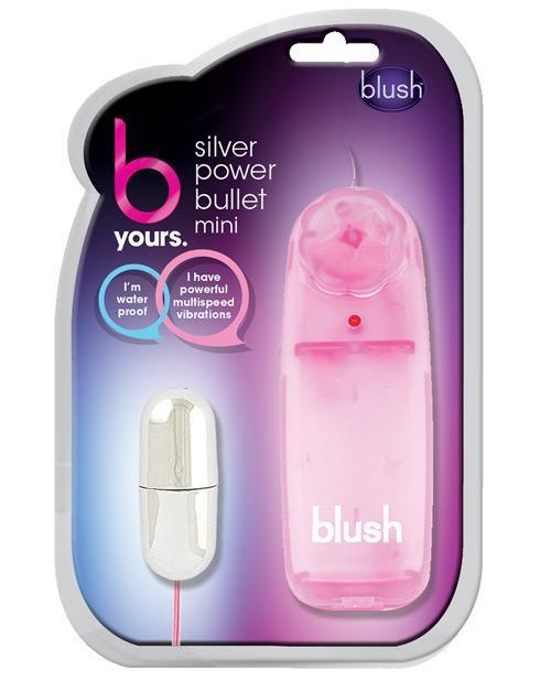 product image, Blush B Yours Silver Bullet Mini - Pink Controller - SEXYEONE 