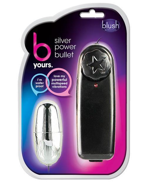 Blush B Yours Silver Power Bullet - {{ SEXYEONE }}