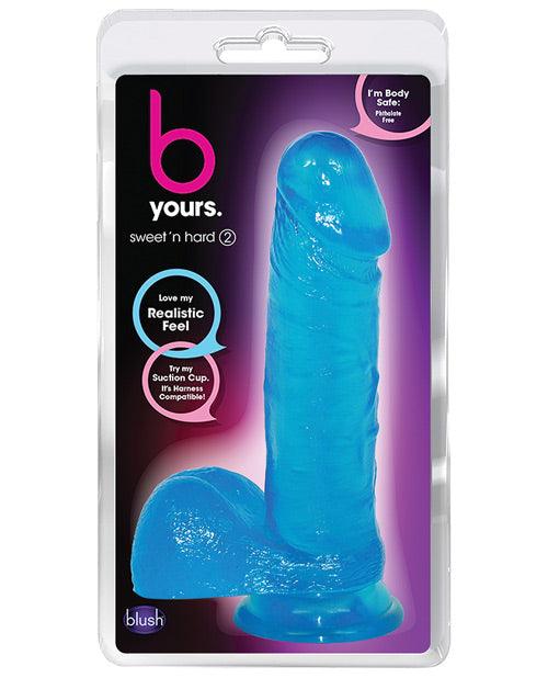 image of product,Blush B Yours Sweet N Hard 2 W/ Suction Cup - {{ SEXYEONE }}