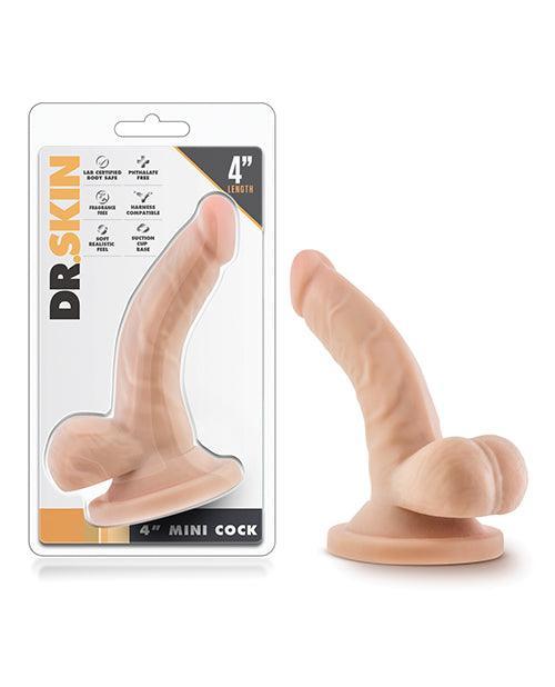 Blush Dr. Skin 4" Mini Cock - Beige - SEXYEONE