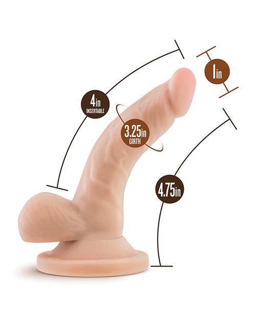image of product,Blush Dr. Skin 4" Mini Cock - Beige - SEXYEONE