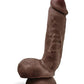 Blush Dr. Skin Glide 8.5" Self Lubricating Dildo W/balls - {{ SEXYEONE }}
