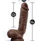 Blush Dr. Skin Glide 8.5" Self Lubricating Dildo W/balls - {{ SEXYEONE }}