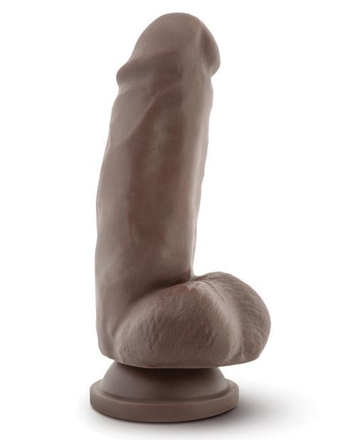 image of product,Blush Dr. Skin Mr. Smith 7" Dildo W-suction Cup - Chocolate - {{ SEXYEONE }}
