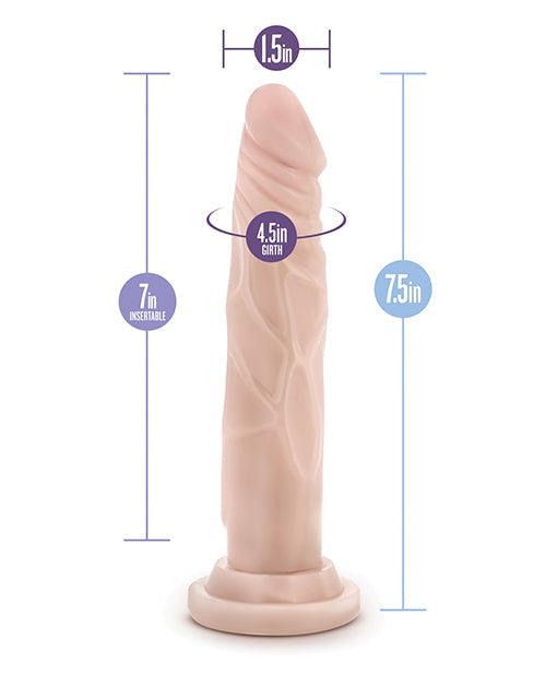 image of product,Blush Dr. Skin Silicone Dr. Carter 7.5" Dildo - {{ SEXYEONE }}