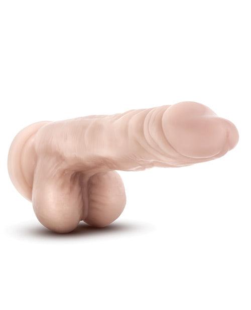 Blush Dr. Skin Stud Muffin 8.5" Dong W-suction Cup - Beige - {{ SEXYEONE }}