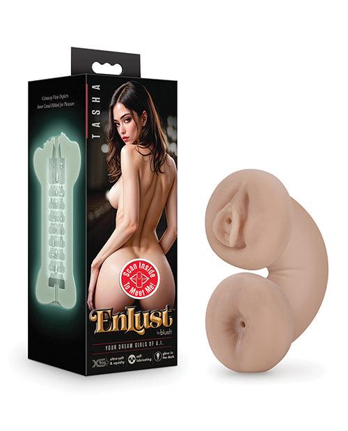 product image, Blush EnLust Soft & Wet Glow-in-the-Dark Pussy & Ass Stroker - Tasha - SEXYEONE