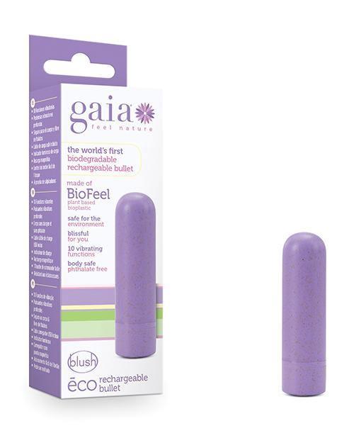 product image, Blush Gaia Eco Rechargeable Bullet - Lilac - SEXYEONE 