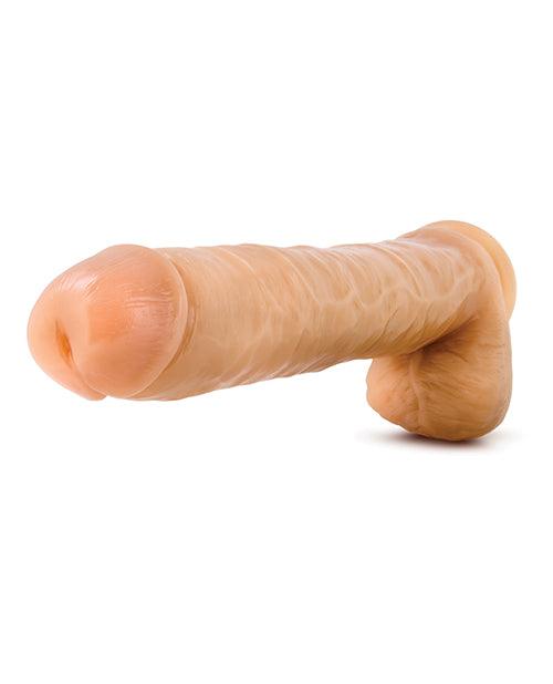image of product,Blush Hung Rider Bruno 12" Dildo W-suction Cup - Flesh - {{ SEXYEONE }}