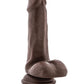 Blush Loverboy Top Gun Tommy 6" Realistic Cock - Chocolate - SEXYEONE
