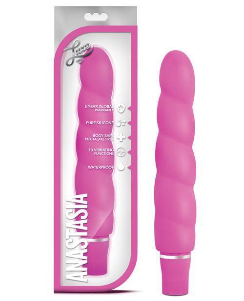 product image, Blush Luxe Anastasia Silicone Vibrator - SEXYEONE 