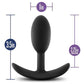 Blush Luxe Wearable Vibra Slim Plug - SEXYEONE