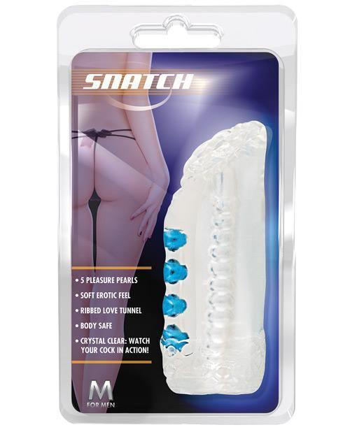 product image, Blush M For Men Snatch Masturbator - Clear - SEXYEONE 