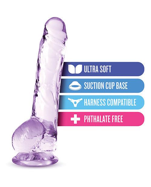 image of product,Blush Naturally Yours 6" Crystalline Dildo - {{ SEXYEONE }}