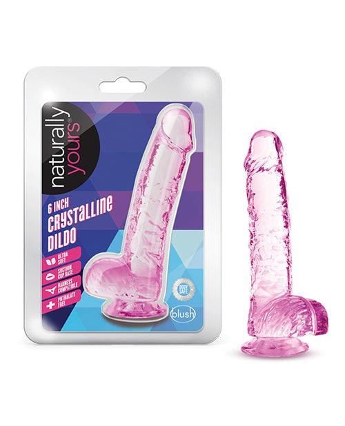 product image, Blush Naturally Yours 6" Crystalline Dildo - {{ SEXYEONE }}