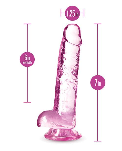 product image,Blush Naturally Yours 7" Crystalline Dildo - {{ SEXYEONE }}