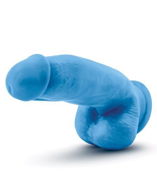 image of product,Blush Neo Elite Silicone Dual Density Cock W/balls - SEXYEONE 