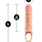 Blush Performance 9" Cock Sheath Penis Extender - Flesh - SEXYEONE 