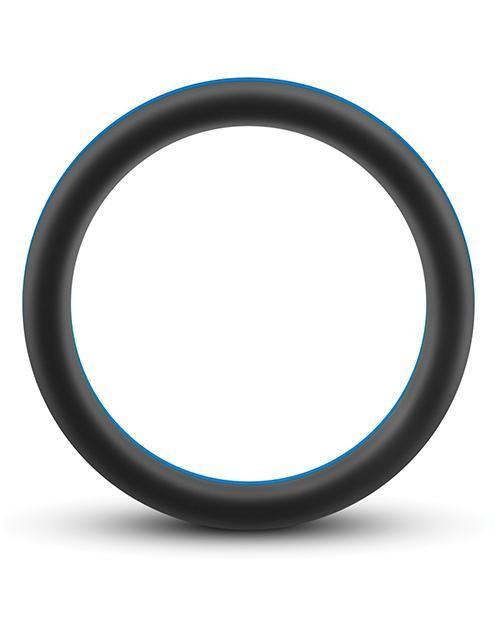 image of product,Blush Performance Silicone Go Pro Cock Ring - Black-blue - {{ SEXYEONE }}