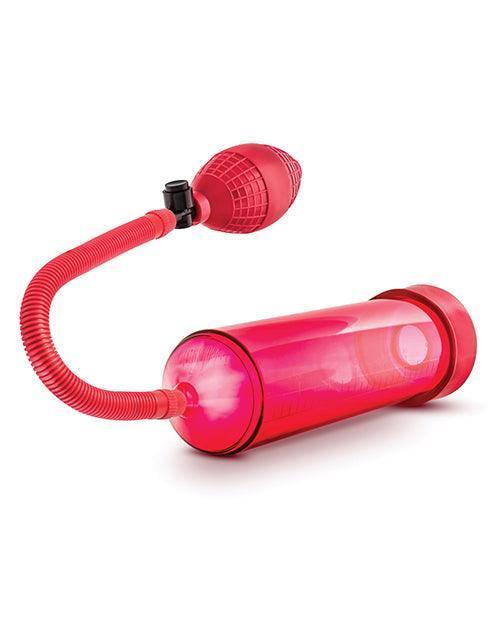 image of product,Blush Performance Vx101 Male Enhancement Pump - Red - SEXYEONE