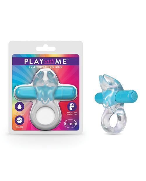 product image, Blush Play With Me Bull Vibrating C Ring - SEXYEONE 