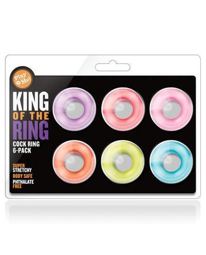 Blush Play With Me King Of The Ring - Asst. Colors Set Of 6 - SEXYEONE 