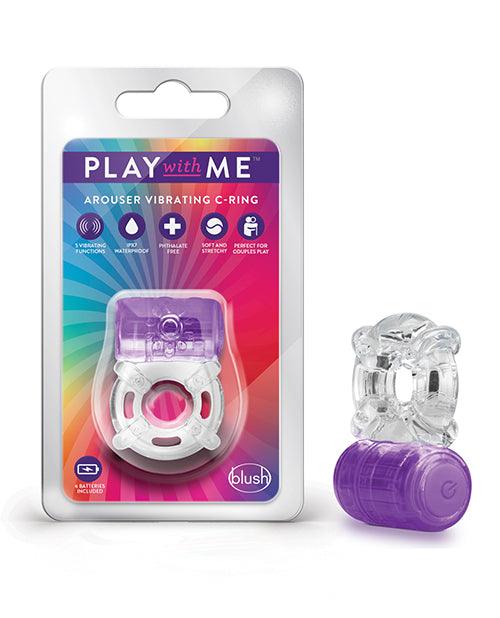 product image, Blush Play With Me One Night Stand Vibrating C Ring - {{ SEXYEONE }}