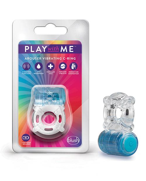 product image,Blush Play With Me One Night Stand Vibrating C Ring - {{ SEXYEONE }}