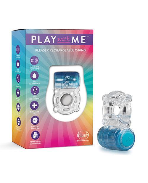 product image,Blush Play With Me Pleaser Rechargeable C Ring - SEXYEONE