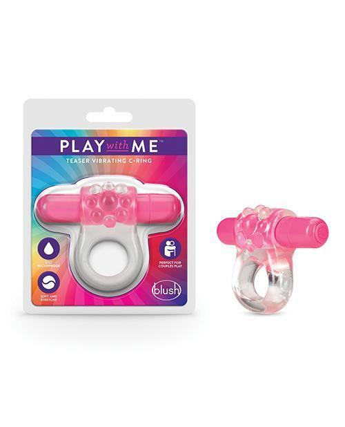 product image, Blush Play With Me Teaser Vibrating C Ring - {{ SEXYEONE }}