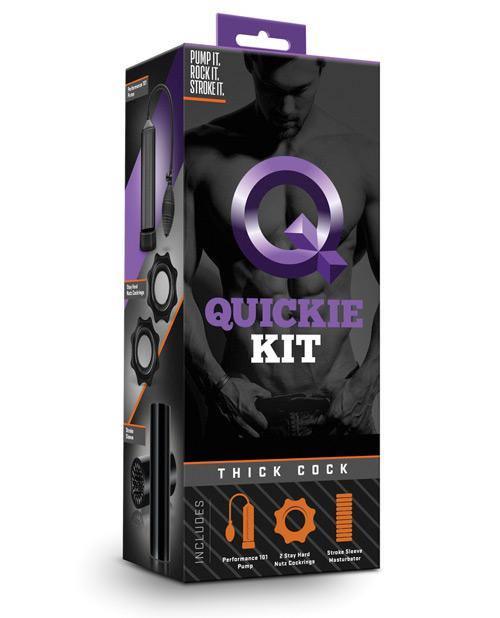 product image, Blush Quickie Kit - Thick Cock Black - SEXYEONE 