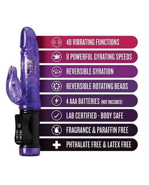 product image,Blush Sexy Things Flutter Rabbit - Purple - SEXYEONE 