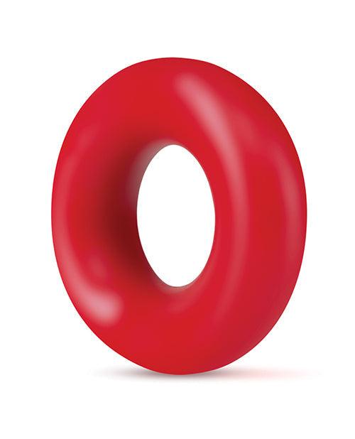 image of product,Blush Stay Hard Donut Rings - Red Pack Of 2 - {{ SEXYEONE }}