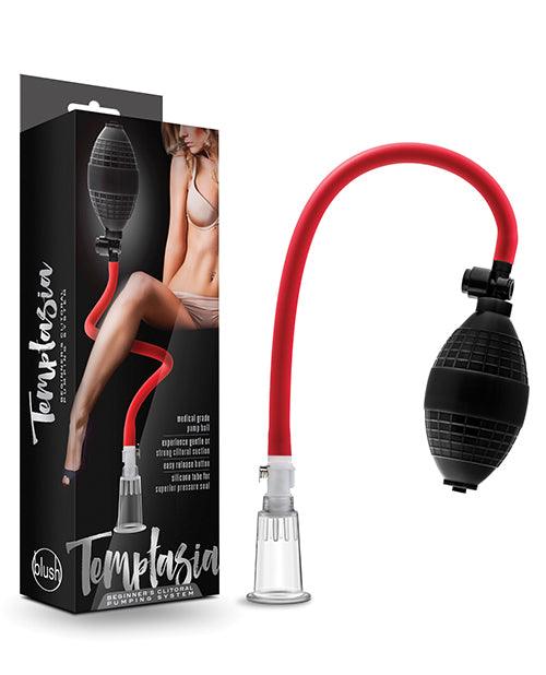 product image, Blush Temptasia Beginner's Clitoral Pumping System - Black - SEXYEONE