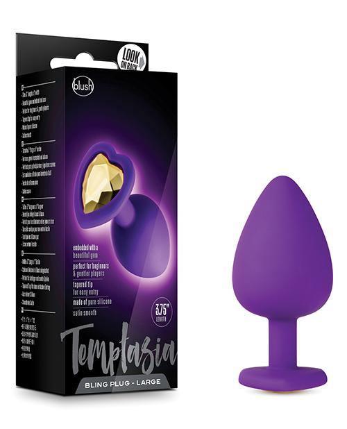 product image, Blush Temptasia Bling Plug With gem - SEXYEONE 