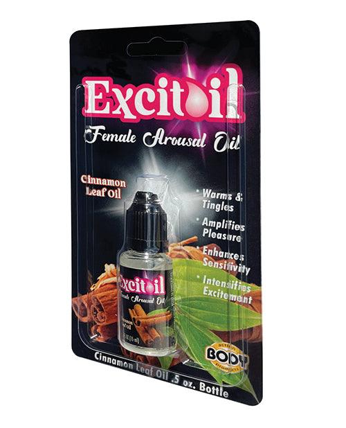 Body Action Excitoil Cinnamon Arousal Oil - .5 Oz Bottle Carded - SEXYEONE