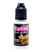 product image, Body Action Excitoil Cinnamon Arousal Oil - .5 Oz - MPGDigital Sales