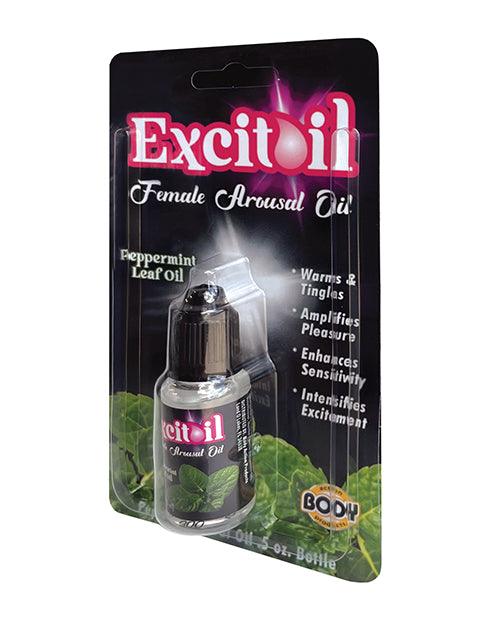 product image, Body Action Excitoil Peppermint Arousal Oil - .5 Oz Bottle Carded - SEXYEONE