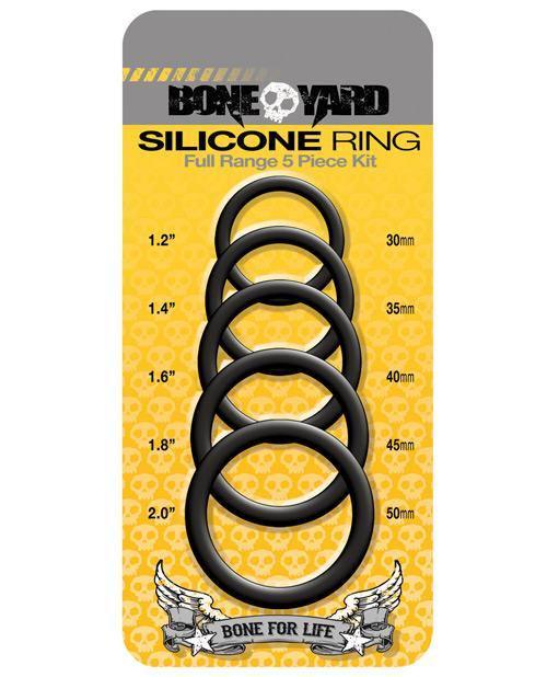 product image, Boneyard 5 Pc Silicone Ring Kit - {{ SEXYEONE }}