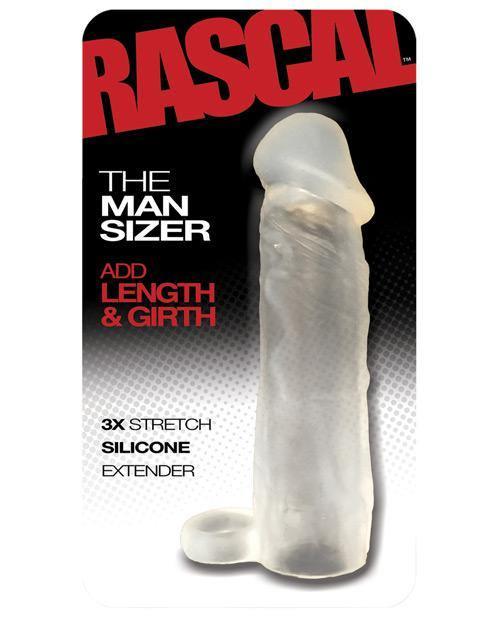 product image, Boneyard The Man Sizer 3x Stretch Silicone Extender - Clear - MPGDigital Sales