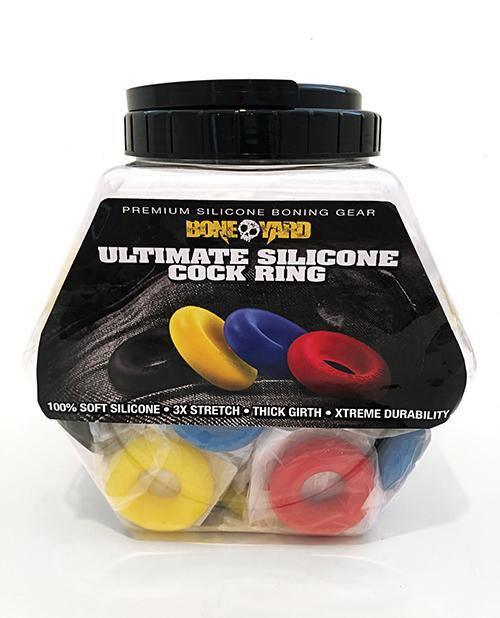 product image, Boneyard Ultimate Ring Fishbowl Of - 50 Pcs Asst. Colors - MPGDigital Sales