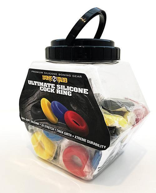 image of product,Boneyard Ultimate Ring Fishbowl Of - 50 Pcs Asst. Colors - MPGDigital Sales