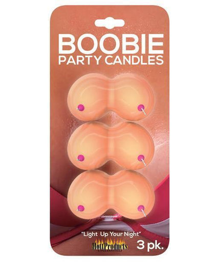 Boobie Party Candles - Pack Of 3 - {{ SEXYEONE }}