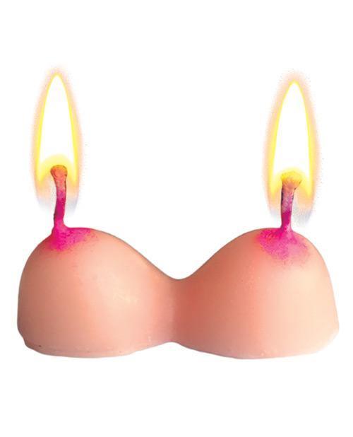 image of product,Boobie Party Candles - Pack Of 3 - {{ SEXYEONE }}
