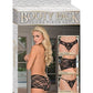 Booty Packs Lace Crotchless Panty Pack Of 3 Black Qn - {{ SEXYEONE }}