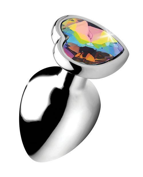 image of product,Bootysparks Rainbow Prism Heart Anal Plug - MPGDigital Sales