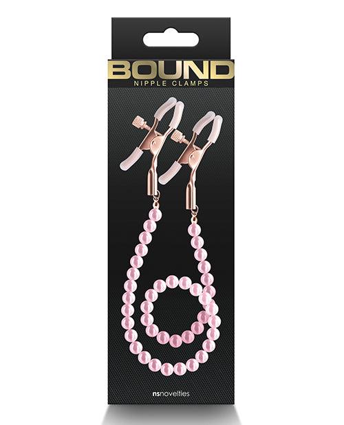 product image, Bound Dc1 Nipple Clamps - Pink - SEXYEONE