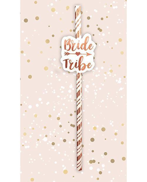 Bride Tribe Straws - Rose Gold Pack Of 6 - MPGDigital Sales