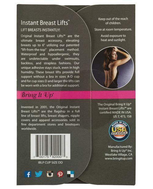 image of product,Bring It Up Plus Size Breast Lifts - D Cup & Larger Pack Of 3 - MPGDigital Sales