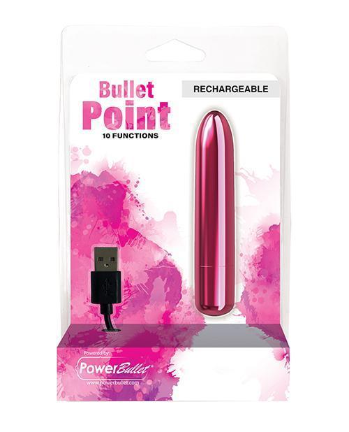 image of product,Bullet Point Rechargeable Bullet - 10 Functions - {{ SEXYEONE }}